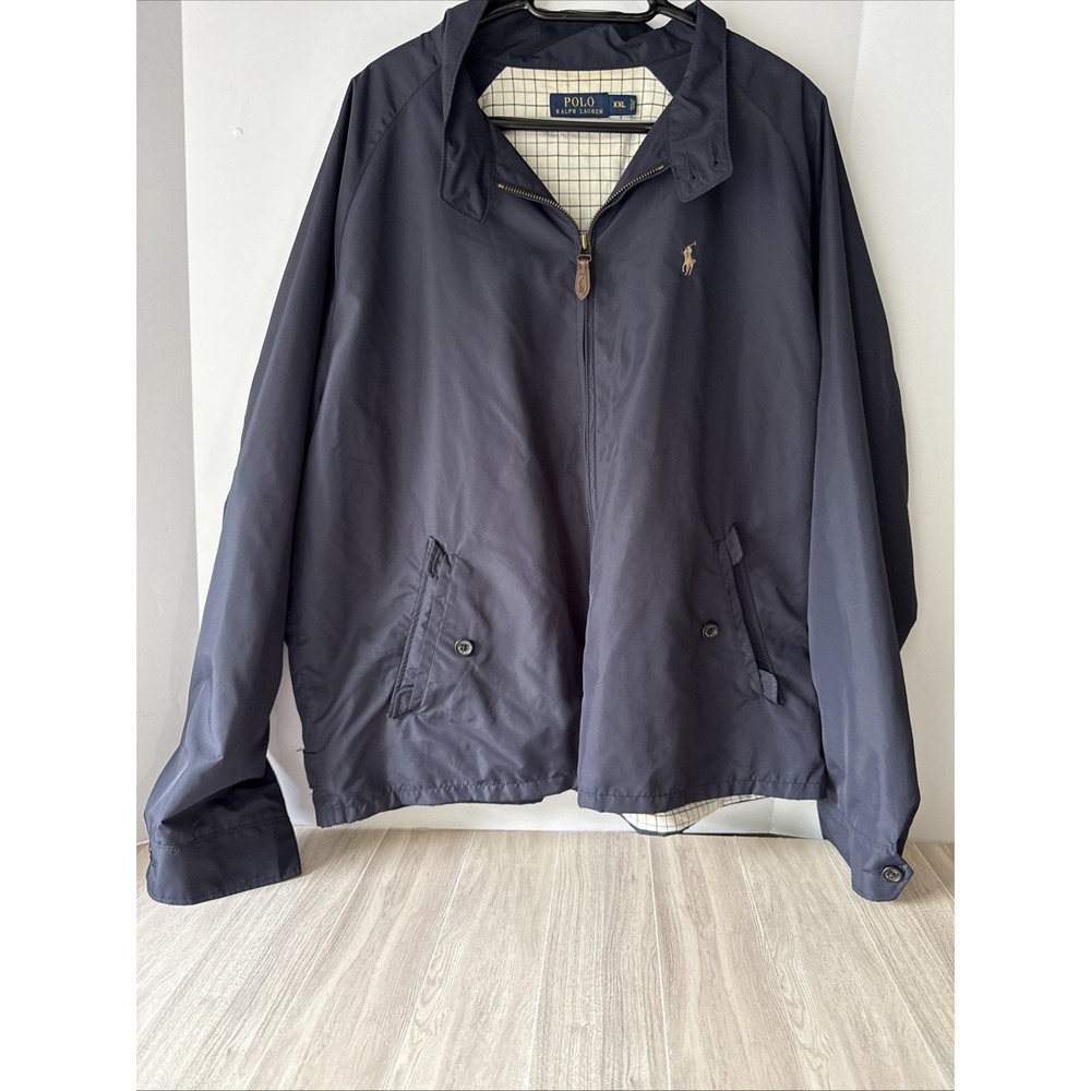 Vintage‎ Polo Ralph Lauren Navy Jacket XXL